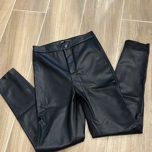 Zara Faux Leather Pants